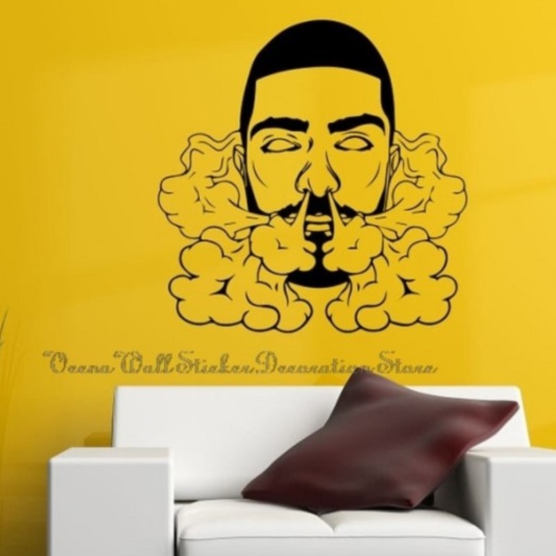Vaping Store - Vape Sigara Duvar Sticker Mağaza Nargile